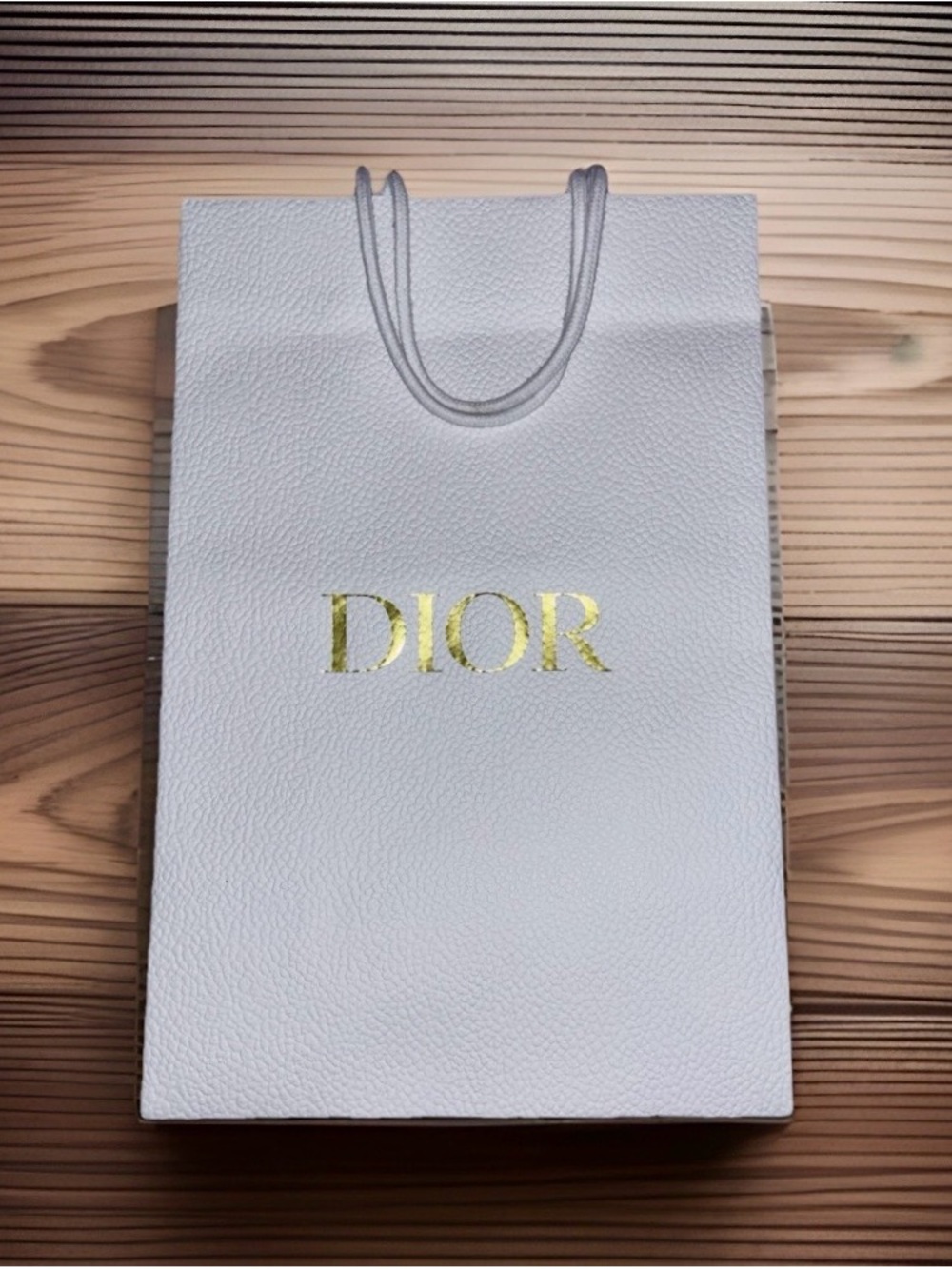 Authentic Gucci Holiday Silver Saint Laurent Crème and Dior Shopping Totes - Picture 7 of 7